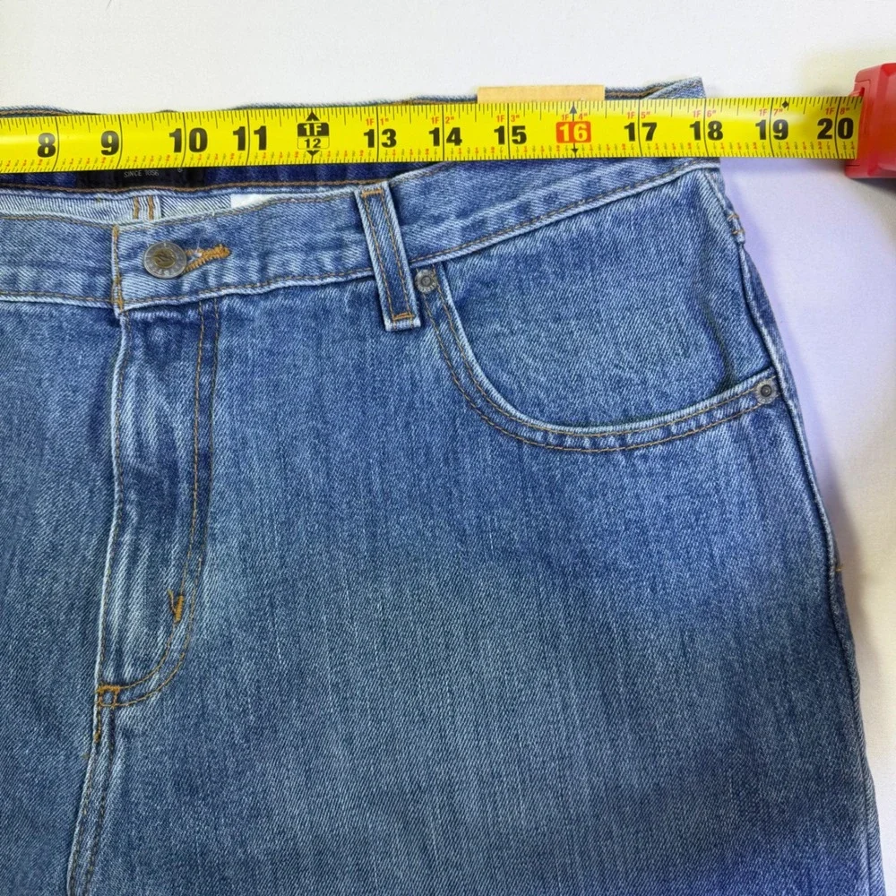 RedHead Mens Easy Fit Straight Leg Denim Jeans Blue 36x30 9050-AS Work Utility